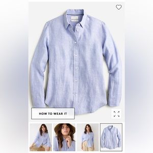 J.Crew Slim-fit Baird McNutt Irish linen shirt